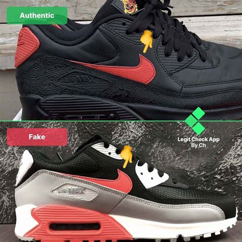 how to tell if nike air max are fake|air max 90 legit check.